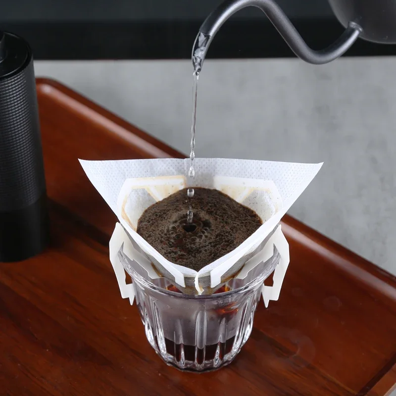 20/50/100/250pc Hängen Ohr Kaffee Taschen Tragbare Einweg Kaffee Tropf Filter Taschen Espresso Kaffee Zubehör tee Werkzeug