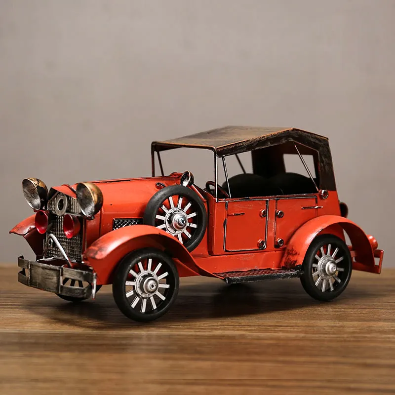 Retro Nostalgic Cars Car Models Creative Desktop Decorations Living Room Wine Cabinets Bookshelves Bookcases Home Decor Items