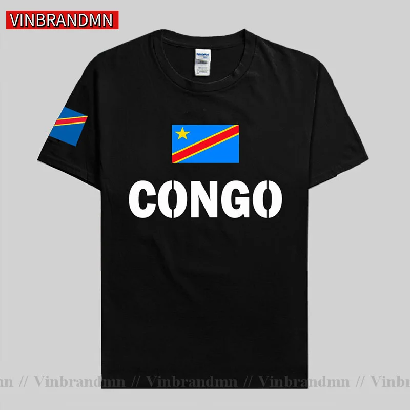 DR Congo men t shirts 2024 jerseys nation team cotton t-shirt gyms clothing tee country tops COD DRC DROC Congo-Kinsha Congolese