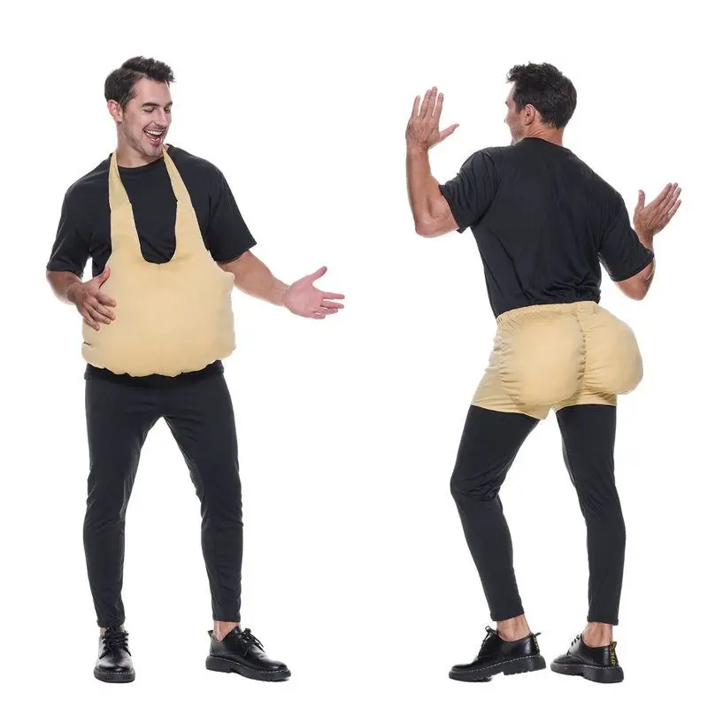 

Halloween Cosplay Costume Pregnant Women Prop Fake Butt Performance Suit Traditional Chinese Ethnic Stage Costume Women