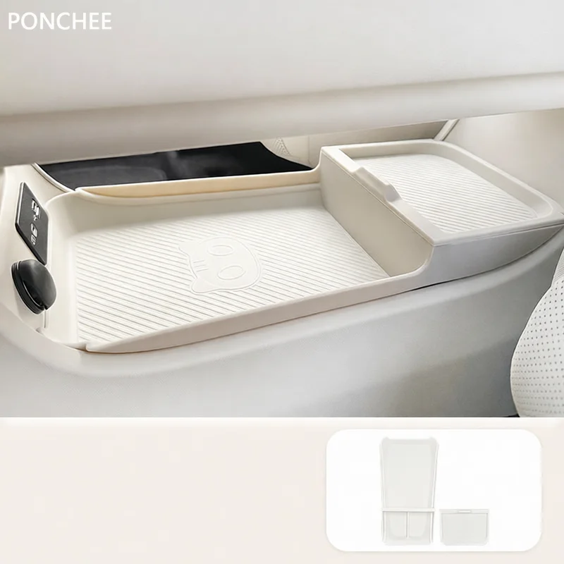 For GWM Ora 5 2026-2027 Central Control Compartment Storage Box Partitioned Cassette Cover for Privacy Protection Auto Supplies