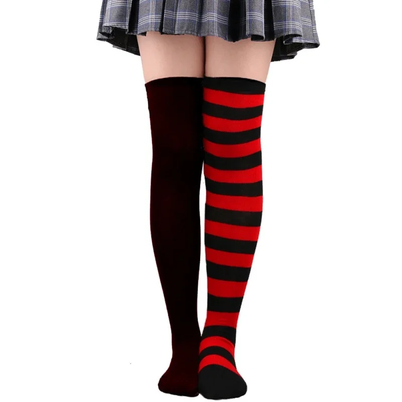 Halloween Cosplay Children Striped Long Socks Stockings Baby Boys Girls Christmas Socks Kids Masquerade Party Costumes