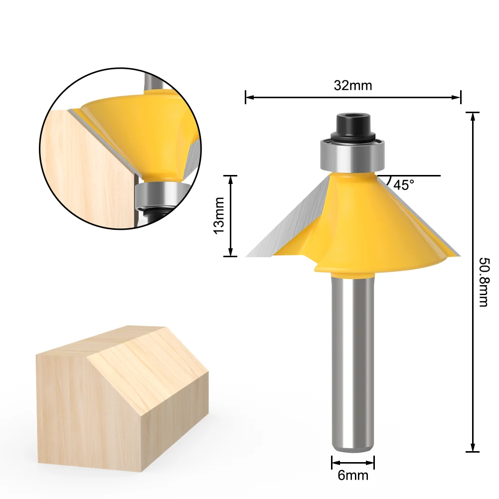 6mm Shank Woodworking Milling Cutter,Trimming Machine Router Bit Bakelite Milling Engraving Machine,for Woodwork Power Tools