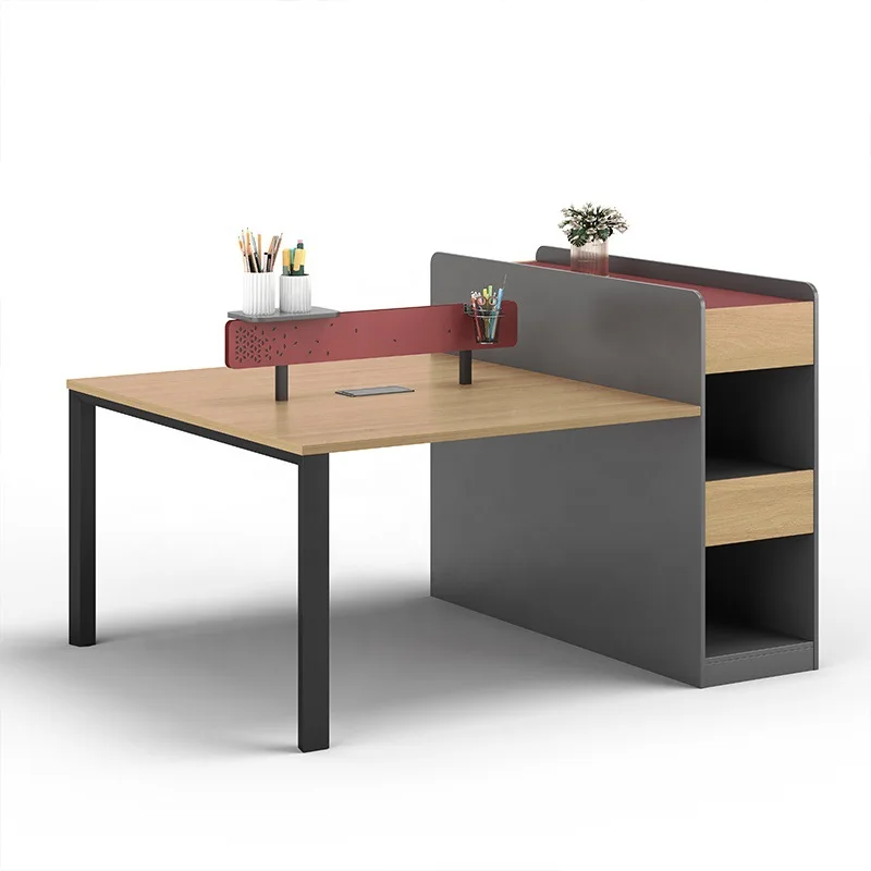 LH desk staff station table and chair combination furniture, simple and modern staff table