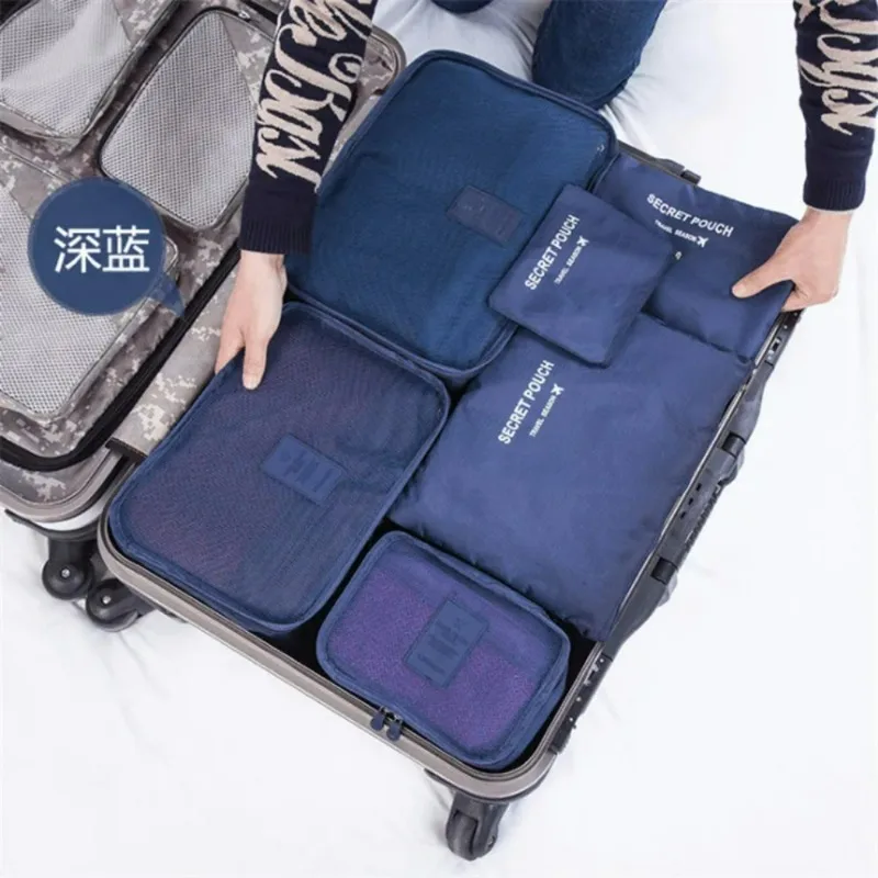 

Travel Storage Bag Set, Multifunctional Underwear Digital Accessories Storage Bag, Travel Clothing Sorting Bag, Divided Luggage