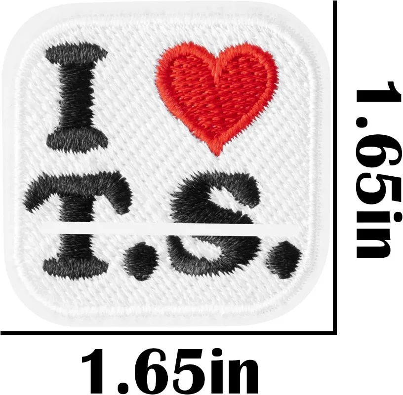 7PCS Popular Embroidered Patches Sew/Iron on Applique Repair Patch DIY Craft Collection Merch Gifts for Clothing Backpack Hat