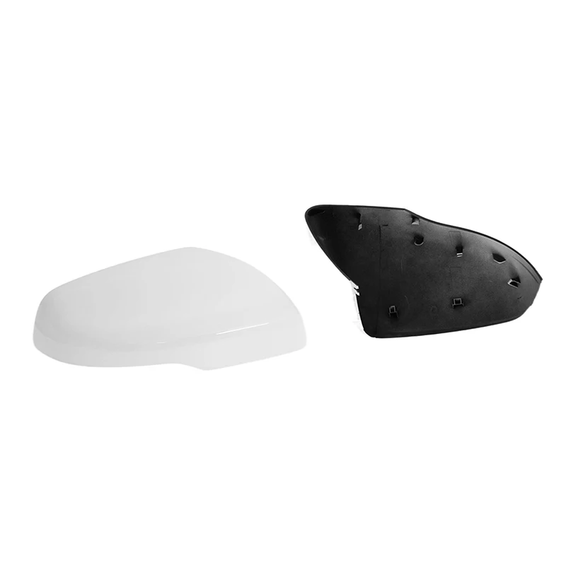 For Ford Edge 2015-2021 Left Right Rearview Mirror Cover Housing Clip-on Side Door Wing Mirror Cap Replacement Car Accessories