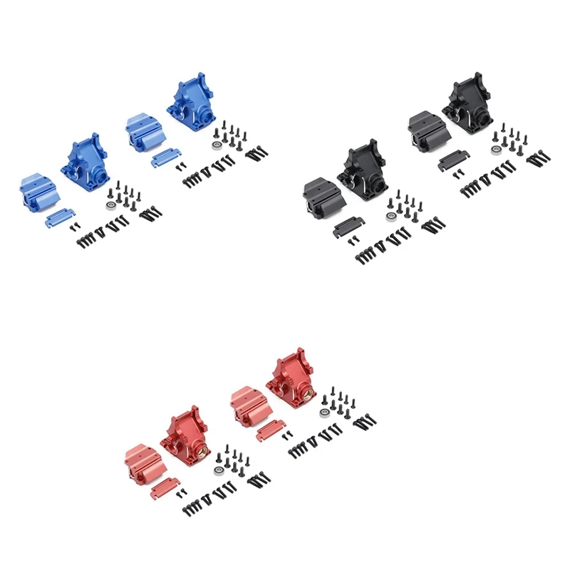 

2 комплекта, металлическая передняя и задняя коробка передач, семейный набор для Arrma 1/8 Kraton Outcast, известный Тифон Talion 1/7, автомобиль с дистанционным управлением
