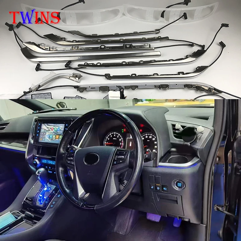 

Декоративный светильник alphard RHD LHD для Toyota vellfire, декоративный светильник с подсветкой стула