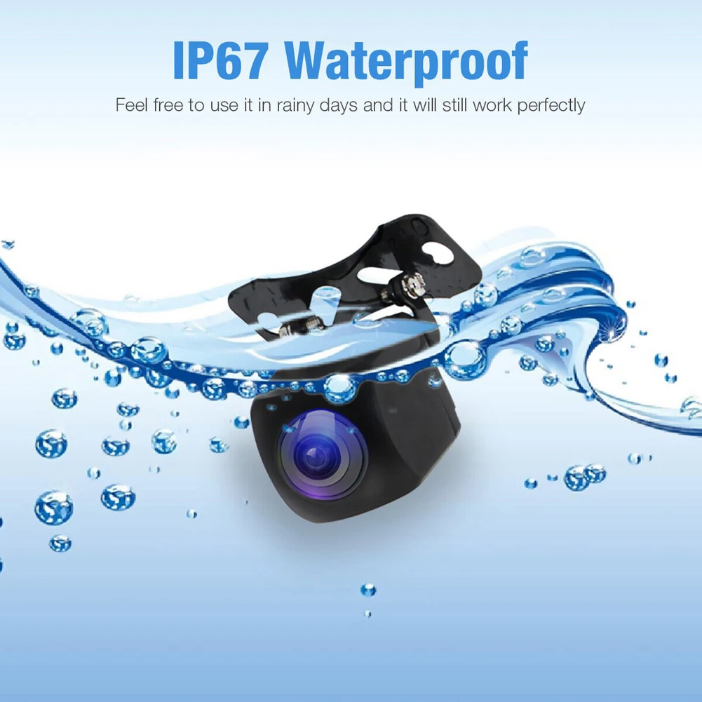 Wireless WiFi Car Rear View Camera Night Vision HD Car Backup Camera IP67 Waterproof Reverse Cam Support for Android IOS view 5