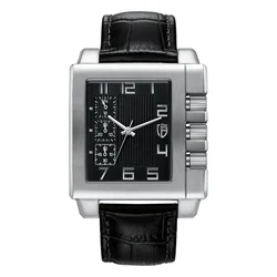 BERNY Chronograph Watches For Men Personalized Rectangle New Men's Wristwatch Fashion Business Casual Miyota JS55 Male Watch