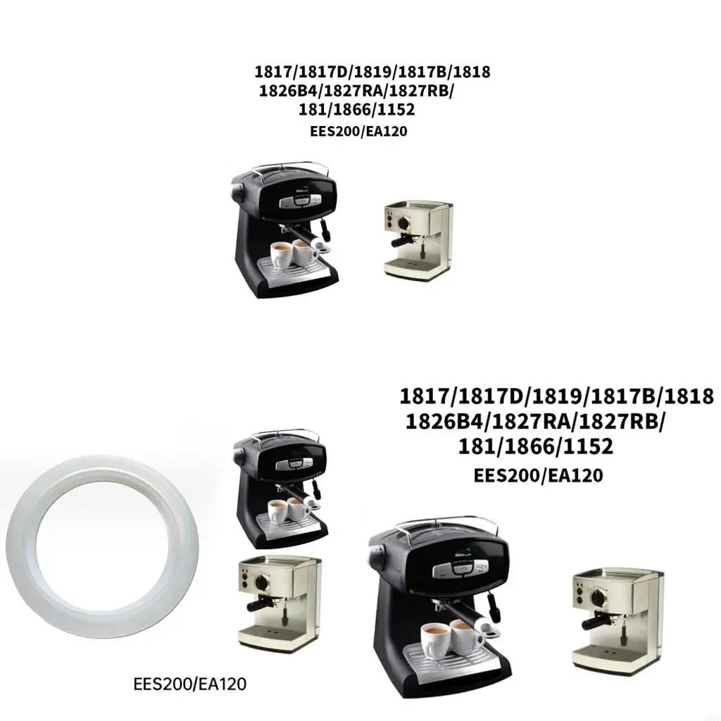 J6PE Coffee Machine Brew Head Gasket Heat Resistant Silicone Steam Rings Group Head Gasket Seals for EES200, EA120 Part