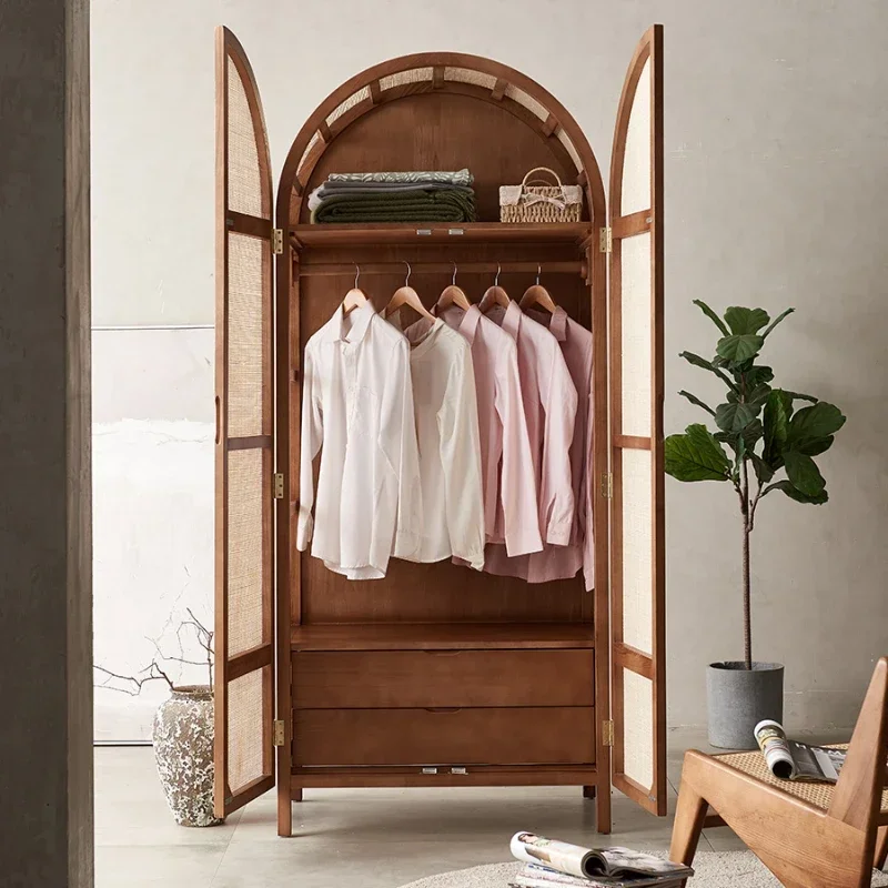 Clothes Aesthetic Room Closets Abiertos Dresses Living Display Small Closet Cabinet Wardrobe Bedroom Door Storage Home Furniture