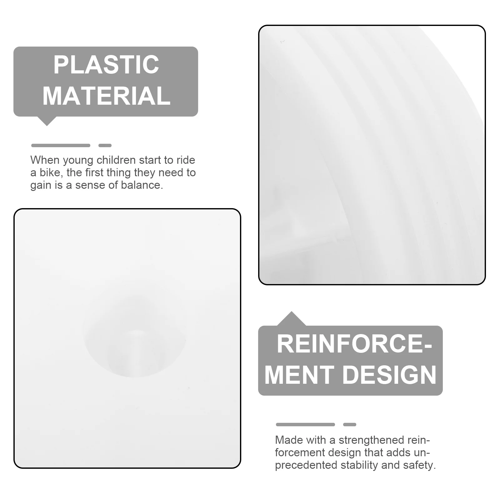 

1Pair Bike Stable Wheel Reinforced Replacement Balance Wheels Durable Bike Stabilisers for Learning Replaceable Train Wheels