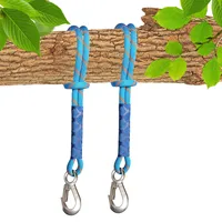 Heavy Duty Hook Tree Swing Rope Hammock Hanging Strap Kit for Indoor Outdoor Swing Hammock Hanging Seat Bubble Chair 120cm