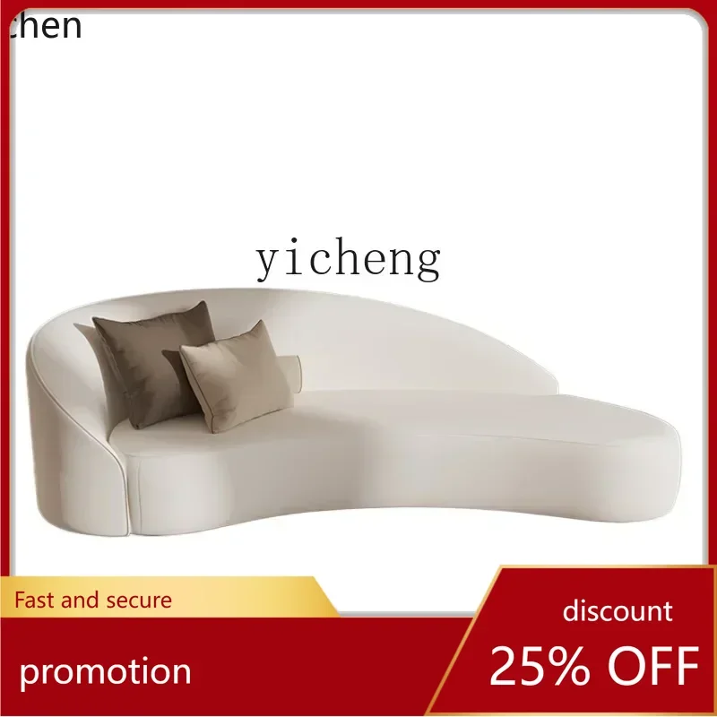 

ZMLsemi-circular arc moon sofa special-shaped rest area light luxury negotiate light luxury