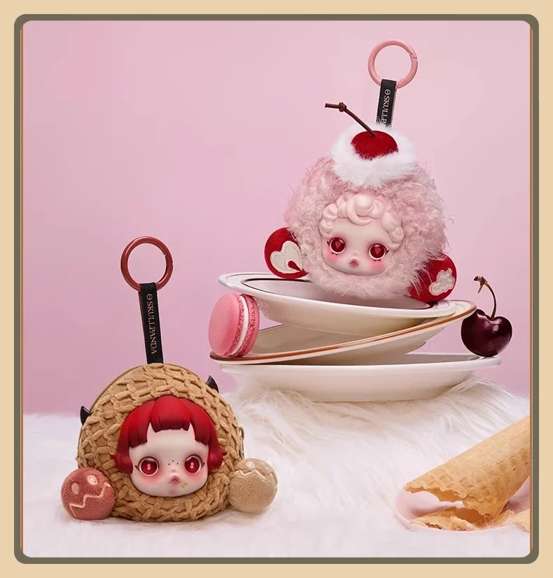 

Authentic POPMART SKULLPANDA Sleepless Theater Series earphone Case Peripheral pendant gift Surprise xmas Mystery Box toys