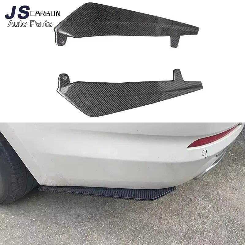 For BMW 5 Series G30 G38 530 540i modified carbon fiber Behind wrap angle carbon anti-collision Front Bumper corner Body Kit