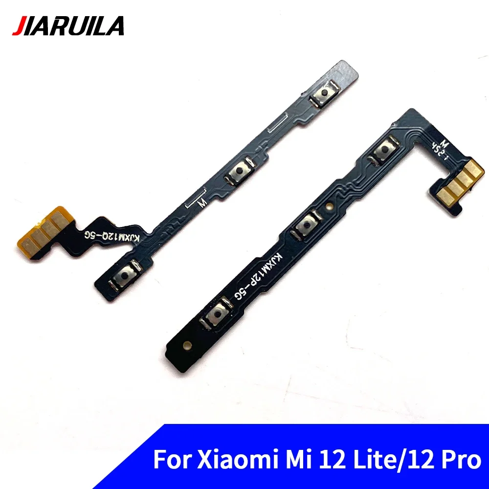 Side Volume Button + Power ON / OFF Buttton Key Set Replacement Parts For Xiaomi Mi 11 12 12S 13 Lite Pro 14 12s 11 Ultra 11i