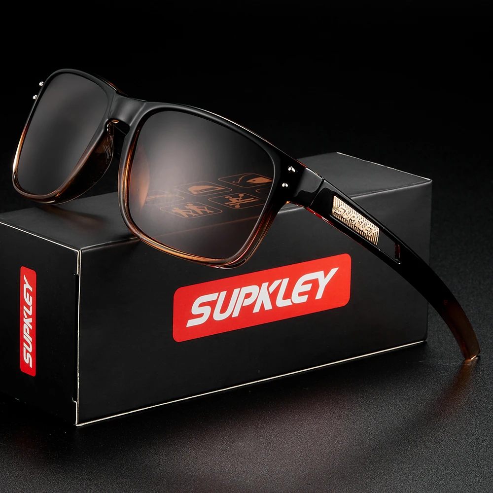 SUPKLEY Original Design Sports sunglasses Polarized Comfortable UV400 Sun Glasses For Men And Women Eyewear Accessory