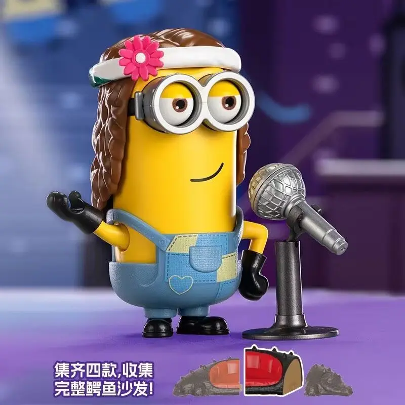 Blokees Despicable Me Minion dibujos animados versión mágica 2 celebración fiesta serie Kevin Carl Phil Stuart figura ensamblada juguete para niños