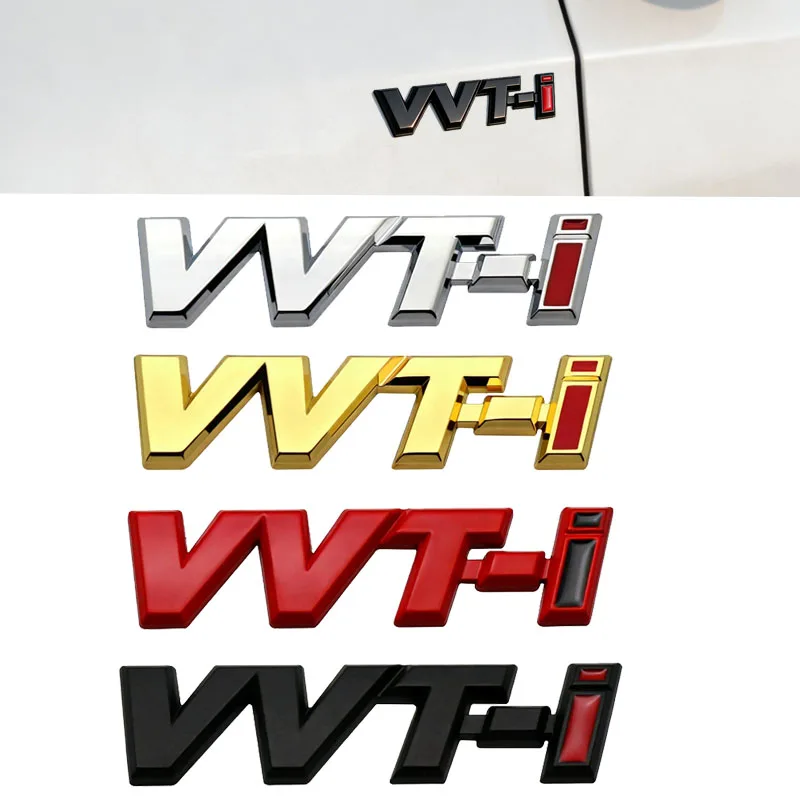 

3D Metal VVT-i Car Sticker For Toyota Corolla Yaris Fender Modification Accessories