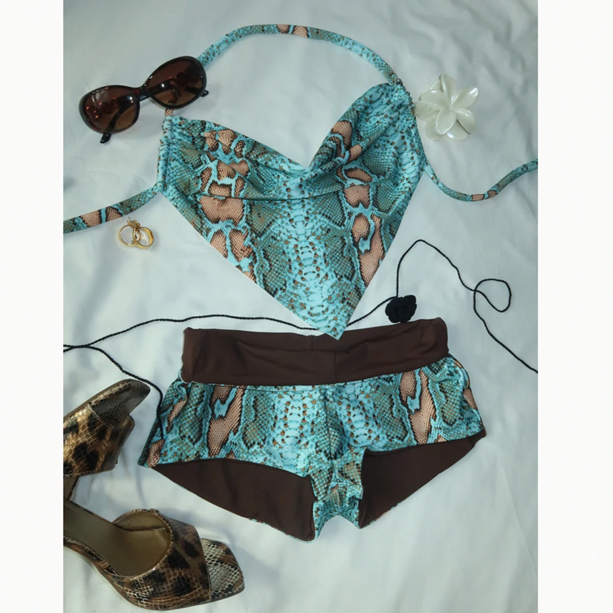 Bikini a vita alta 2026 Costume da bagno donna sexy Costumi da bagno Donna Tankini Bikini Set Biquini Costume da bagno Costume da bagno Beachwear