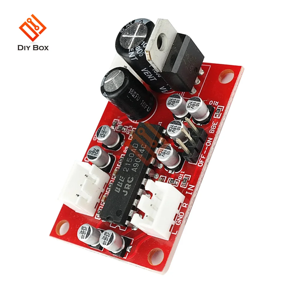 NJM2150 BBE Tone Preamplifier Board With Stabilized Voltage Front Signal Sound Effect Exciter Improve Bass Clarity JRC2150