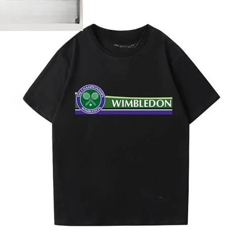 

Australian Open French Open Wimbledon US Open Memorial Tennis Suit Nadal Cotton Printed Short Sleeve Men's and Women's Summer