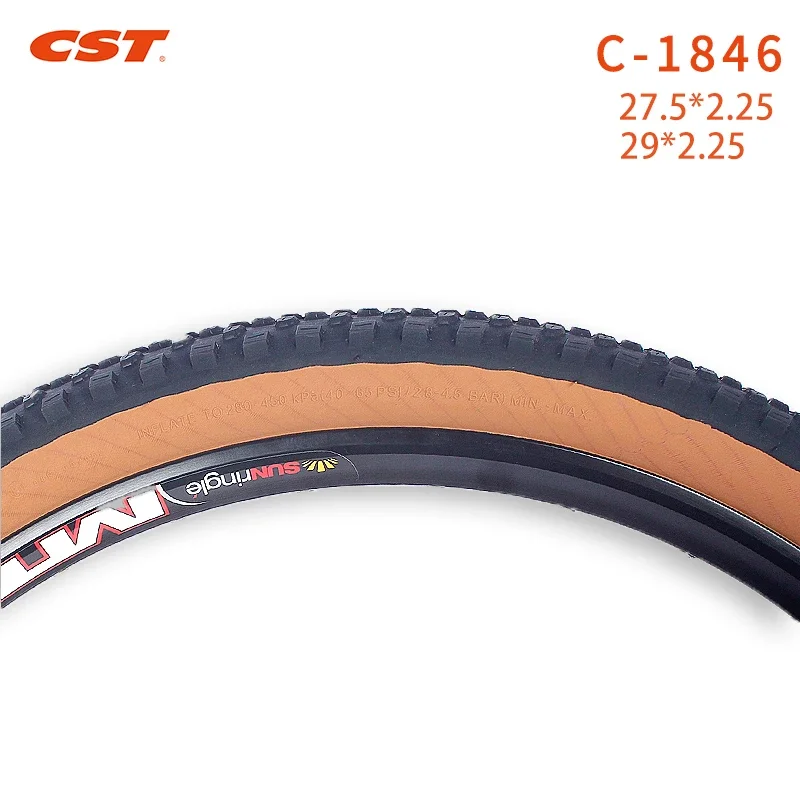 CST PATROL MTB 자전거 타이어, 2.25 크로스 컨트리 자전거 부품, 29X2.25 29er 다크 브라운 엣지 마운틴 C1846, 27.5 인치, 29 인치