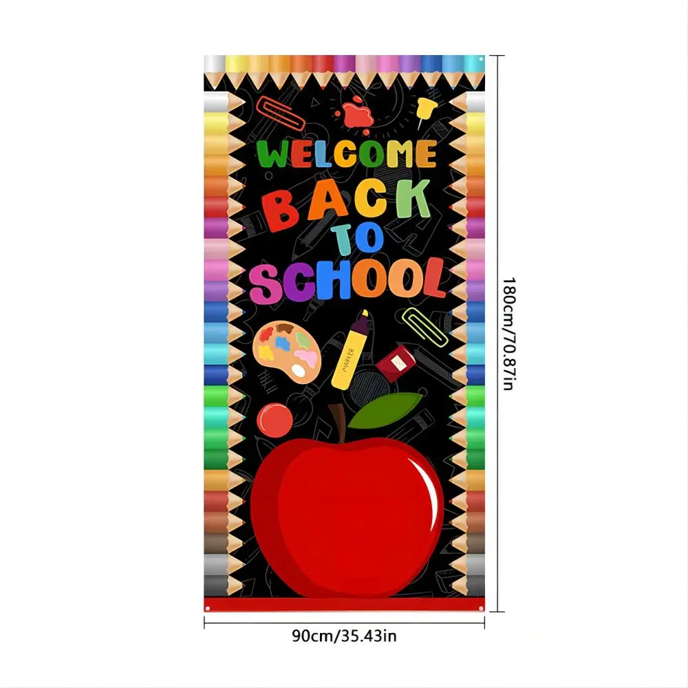 Back to School Decorations - Vibrant Welcome Back Banner for Classroom, Teacher, Office, Home Decoration for First Day of School