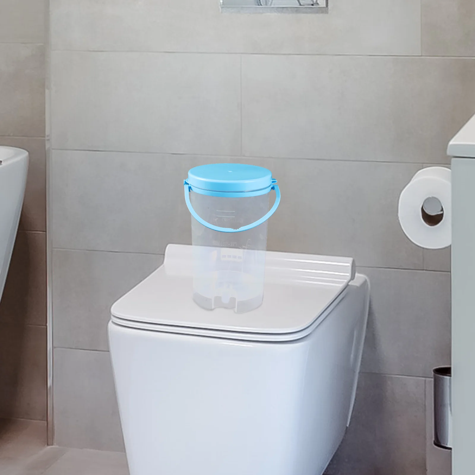 Bucket Plastic Water Holder Cleaning Household Supply Home Supplies Portable Douches