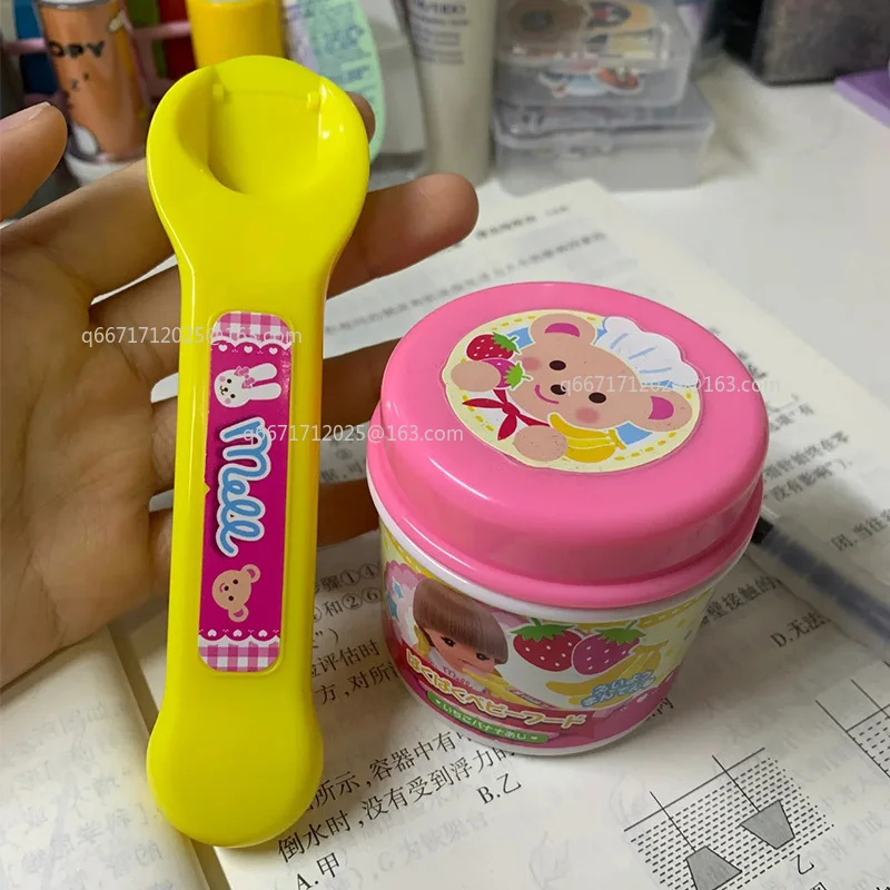 New Food Pudding Feeding Toy Desktop Ornament Cute Pink Jelly Strawberry Pudding Set Ornaments Models For Kids Girls