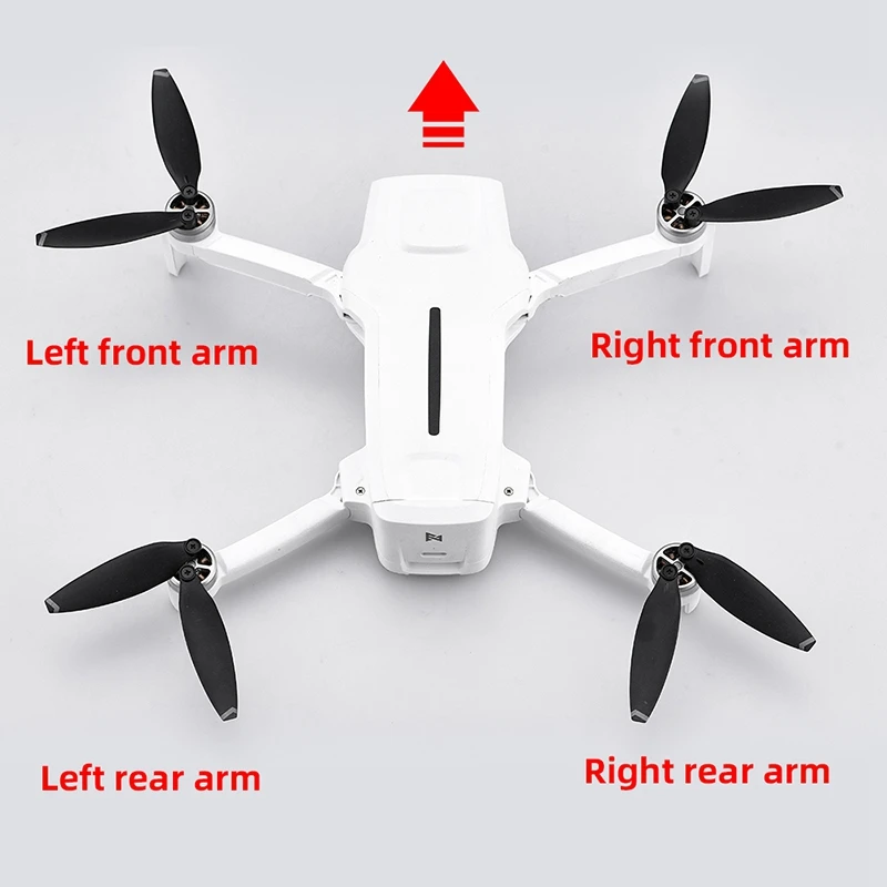 Imagem -03 - Braço Motor Dianteiro Esquerdo e Direito do Drone Peças de Reparo Acessórios de Substituição Fimi x8 Mini