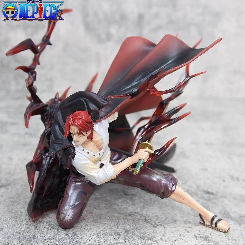 16cm Iu One Piece Popmax Gk Resonance Ratio Redhead Shanks Pvc Figure Model Office Decoration Animation Peripheral Toy Gift