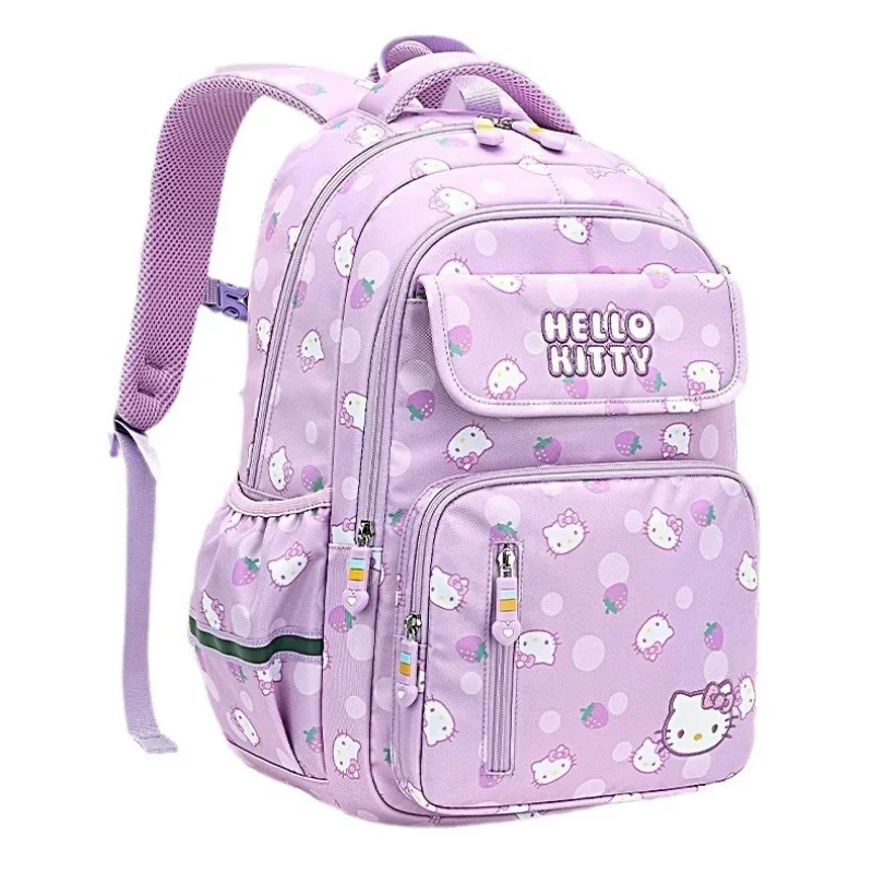 Sanrio Hello Kitty schattige en lieve studentenschooltas Kuromi cartoonprint eenvoudige en frisse rugzak met grote capaciteit