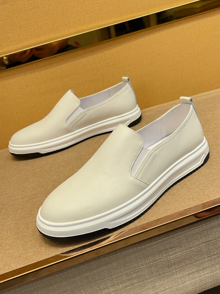 faionable-cuir-blanc-loers-ex-ete-mince-haricot-oes-polyvalent-luxe-peau-de-vache-talon-plat-bout-rond-semelle-en-caoutchouc-oes