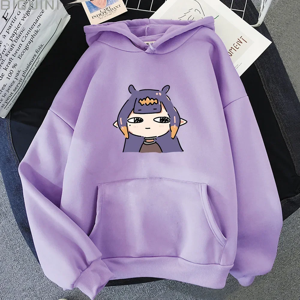 

Ninomae Inanis Tako Anime Hoodie Winter Fleece Hoody Aesthetic Kawaii Women Clothes Oversized Graphic Sweatshirt Unisex Pullover