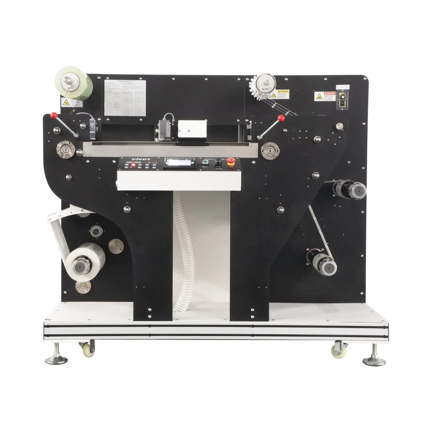 rotary die cutting machine Roll to Roll Label Cutter digital die cutter with Laminator and Slitting