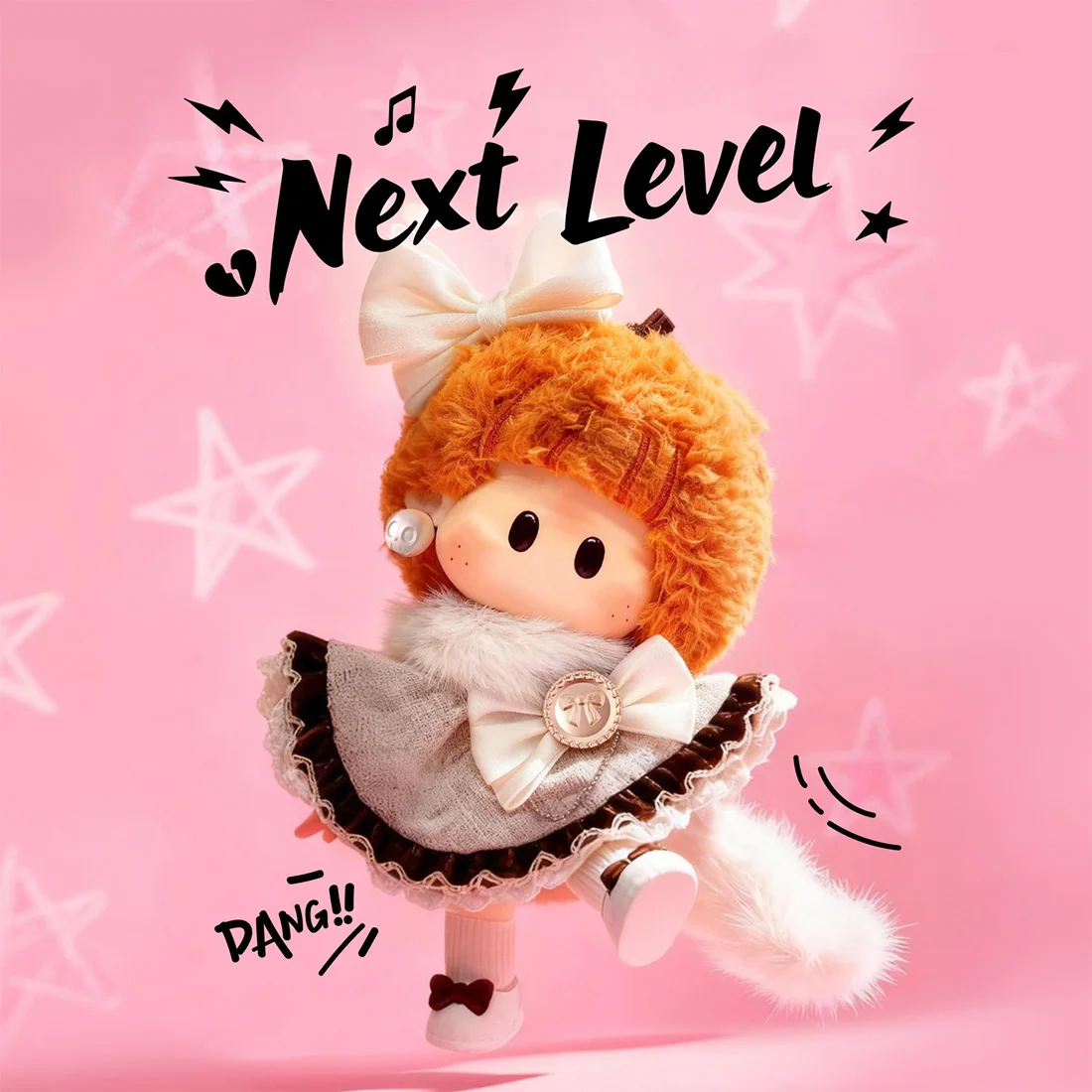 MINISO YOYO Next Level Series Vinyl Plush Hanging Card Blind Box Collectible Backpack Charm Toy Gift for Fans 1pc(Random Style)