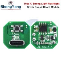1/5PCS Flashlight Drive Board DIY Circuit Board TypeC Charging Port Charging And Discharging Module For 10W Watt