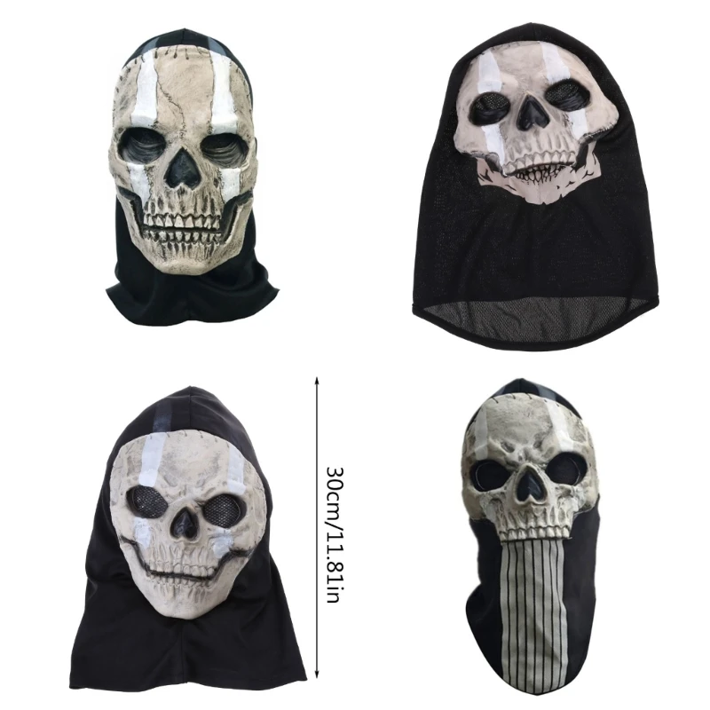 Halloween Skull Mask Horror Decoration for Children Adults Stage Performances Supplies