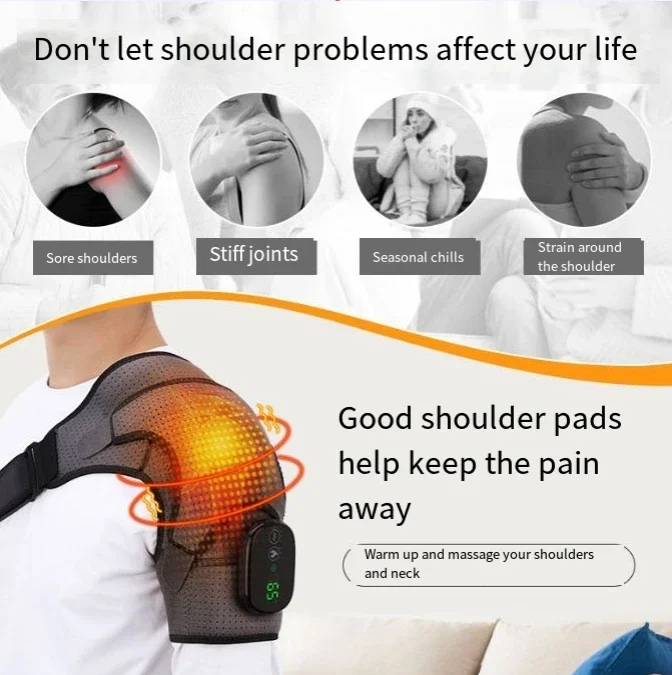 Electric heating shoulder pads relieve shoulder periarthritis, shoulder pain, hot compress shoulders to keep warm