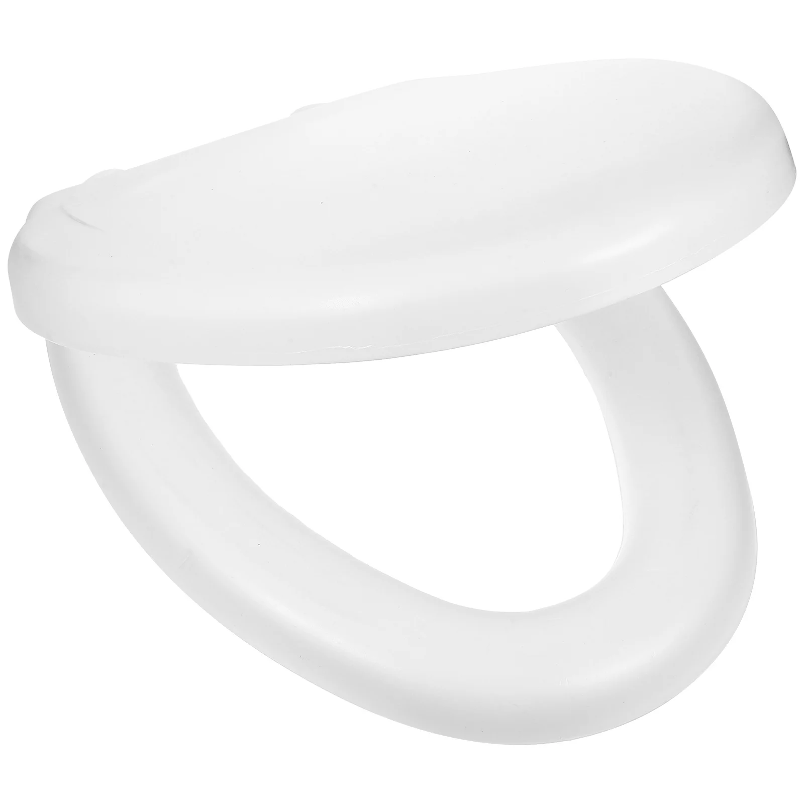 مقعد مرحاض سميك وناعم من البلاستيك إيفا، غطاء مقعد مرحاض منزلي بديل عالمي، سهل التركيب، سطح أملس #5