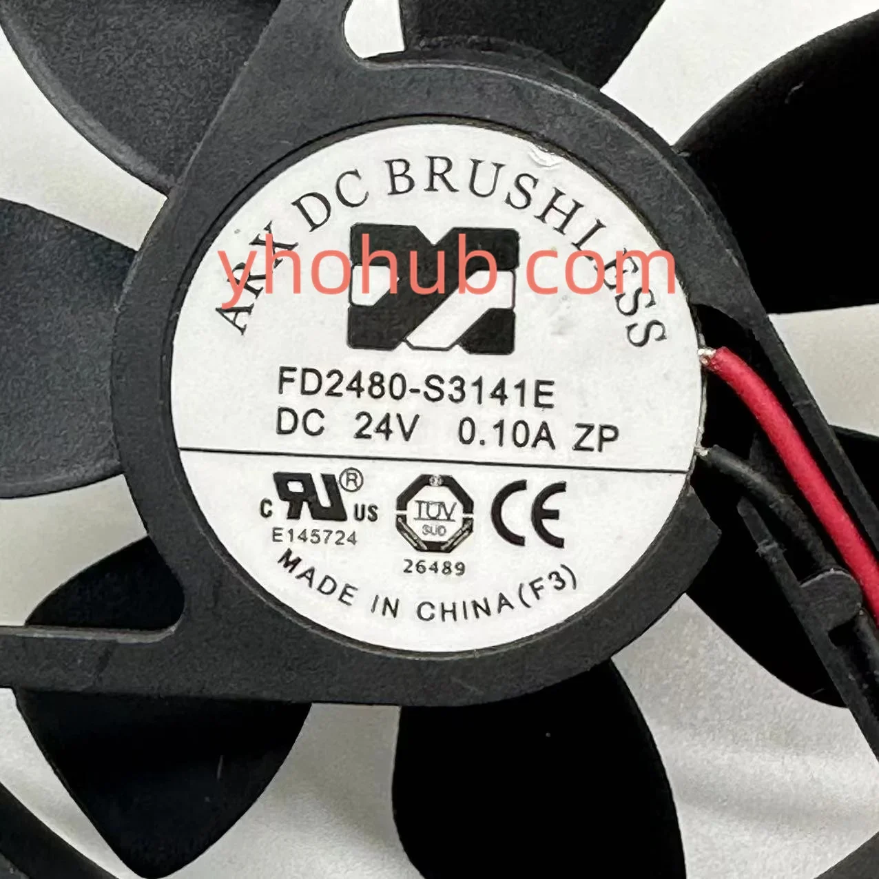 

ARX FD2480-S3141E Server Cooling Fan DC 24V 0.10A 80X80X25mm 2-Wire
