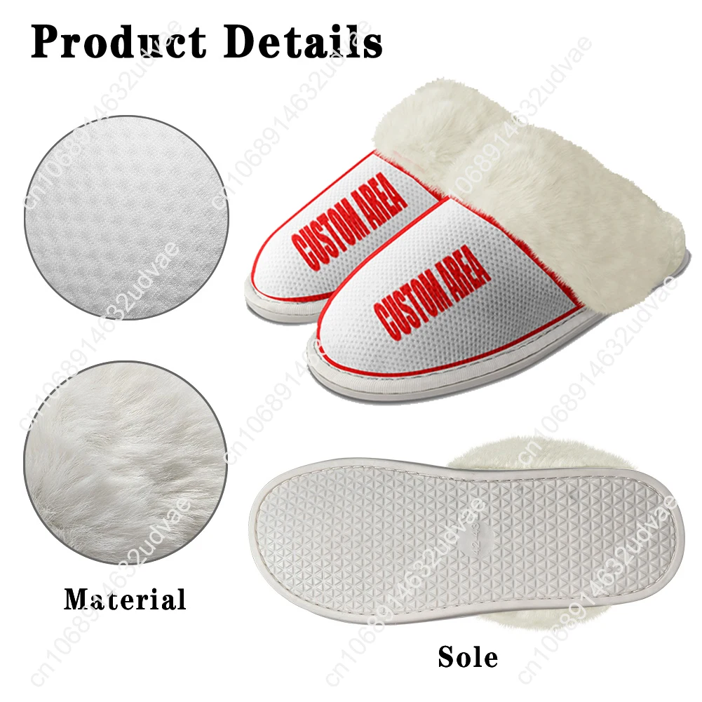 Ed Sheeran Plush Slippers Keep Warm Shoes Mens Womens Home Cotton Bedroom Customized Thermal Lightweight Slipper DIY