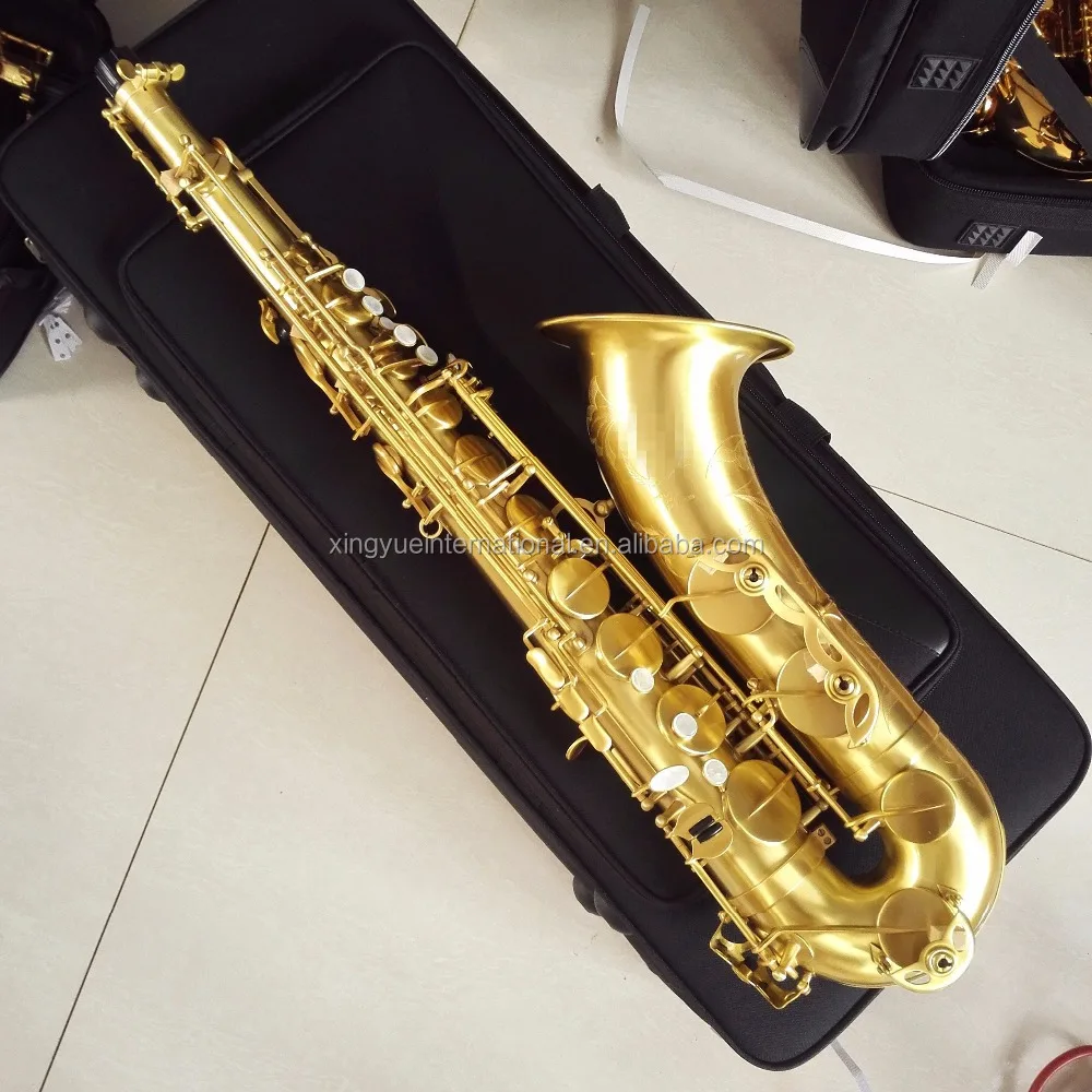 H80 Professional Brass Material Matt Lacquer Surface Professional Saxophone Tenor