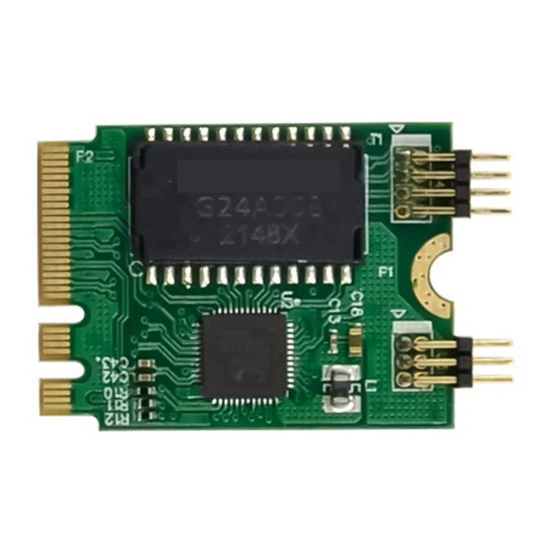 5X Mini PCIE Network Card M.2 A+E To RTL8111F Gigabit Ethernet Card Single Port RJ45 Ethernet Network Card