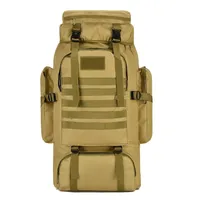 80L Large Capacity Camouflage Mountaineering Bag Leisure Tactical Backpack Outdoor Backpack Sports Hiking Backpack