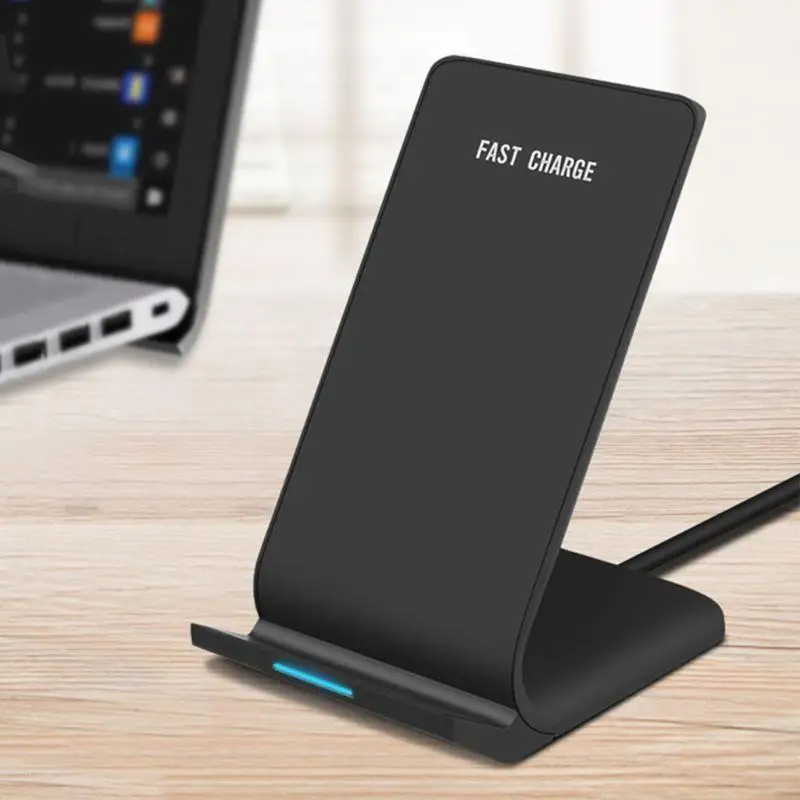 

H7JF Wireless Charging Adapter Portable Tabletop Holder Dock Station Stand